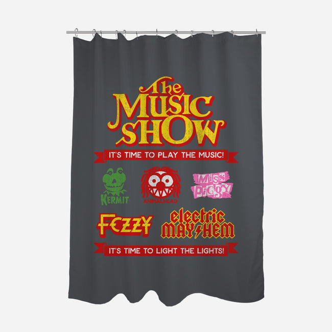 Muppetfest-None-Polyester-Shower Curtain-MJ