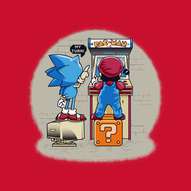 Sonic And Mario-Unisex-Basic-Tee-Thiagor6