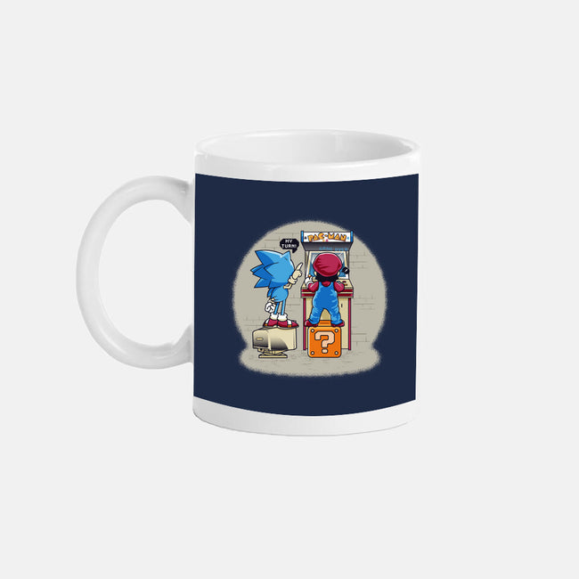 Sonic And Mario-None-Mug-Drinkware-Thiagor6