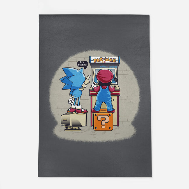 Sonic And Mario-None-Indoor-Rug-Thiagor6