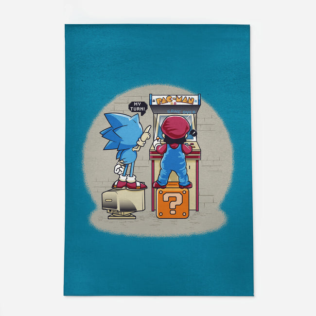 Sonic And Mario-None-Indoor-Rug-Thiagor6