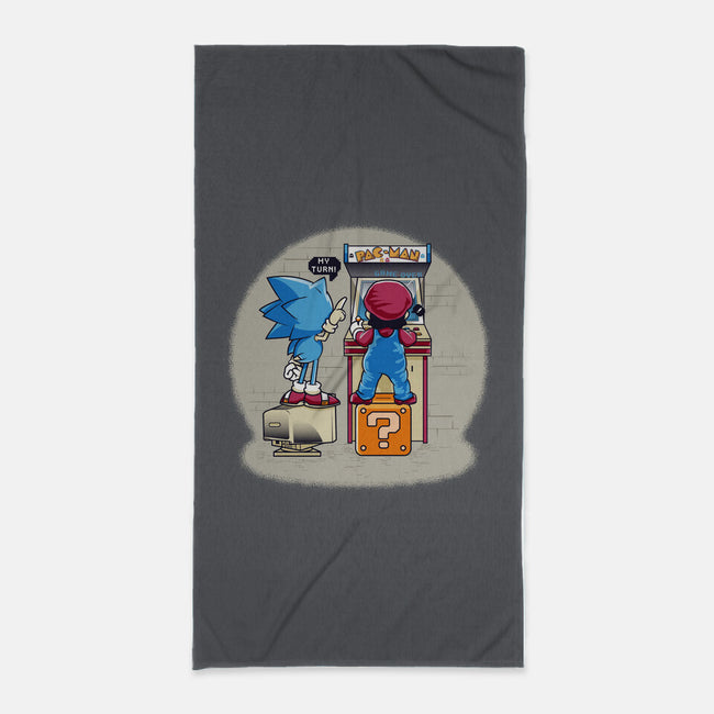 Sonic And Mario-None-Beach-Towel-Thiagor6