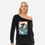 The King At Satta-Womens-Off Shoulder-Sweatshirt-DrMonekers