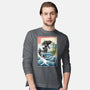 The King At Satta-Mens-Long Sleeved-Tee-DrMonekers