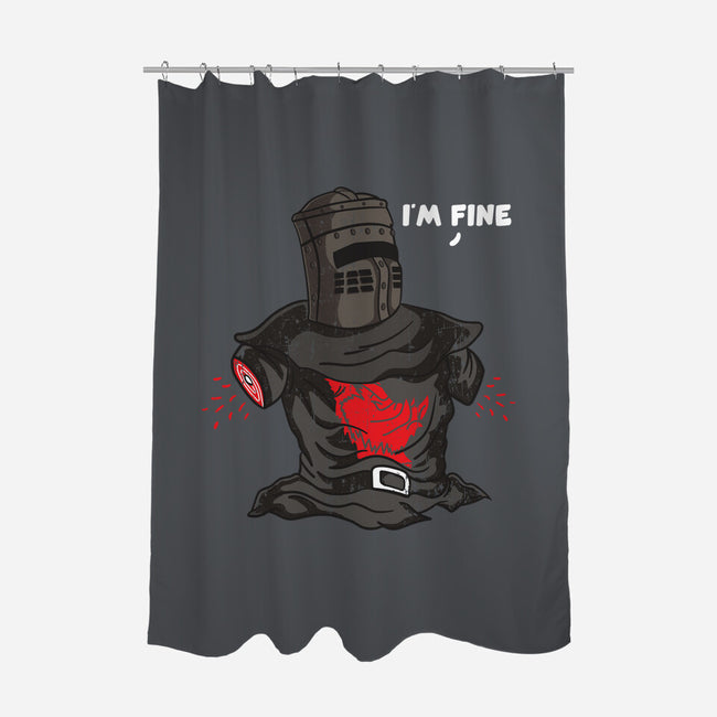 I'm Fine-None-Polyester-Shower Curtain-turborat14