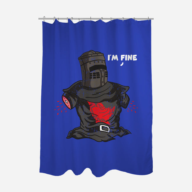 I'm Fine-None-Polyester-Shower Curtain-turborat14