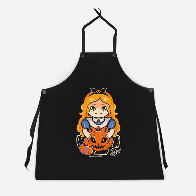 All Tricky Here-Unisex-Kitchen-Apron-eduely