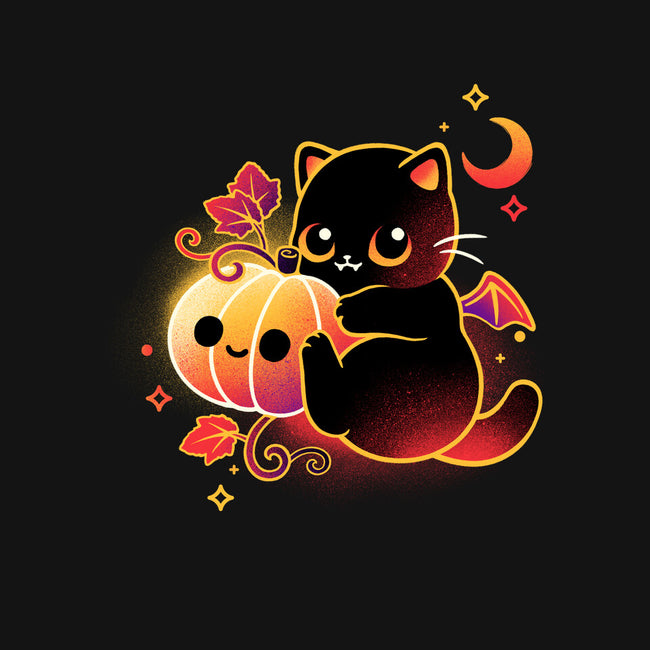 Demon Cat Halloween-None-Basic Tote-Bag-NemiMakeit