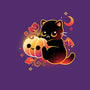 Demon Cat Halloween-None-Glossy-Sticker-NemiMakeit