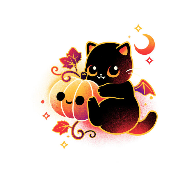 Demon Cat Halloween-None-Fleece-Blanket-NemiMakeit