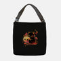 Demon Cat Halloween-None-Adjustable Tote-Bag-NemiMakeit