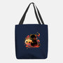 Demon Cat Halloween-None-Basic Tote-Bag-NemiMakeit