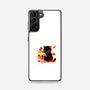 Demon Cat Halloween-Samsung-Snap-Phone Case-NemiMakeit