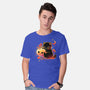 Demon Cat Halloween-Mens-Basic-Tee-NemiMakeit