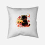 Demon Cat Halloween-None-Removable Cover-Throw Pillow-NemiMakeit