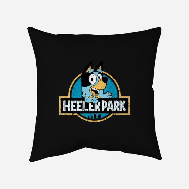 Heeler Park-None-Non-Removable Cover w Insert-Throw Pillow-retrodivision