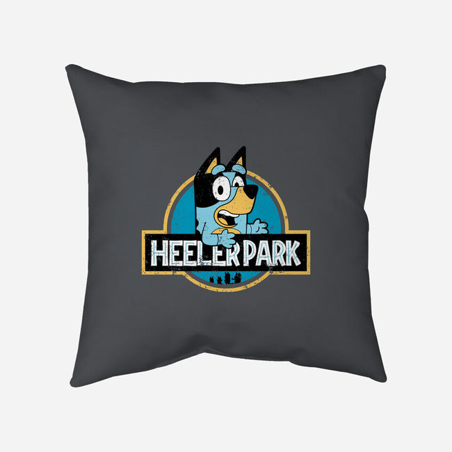 Heeler Park-None-Non-Removable Cover w Insert-Throw Pillow-retrodivision