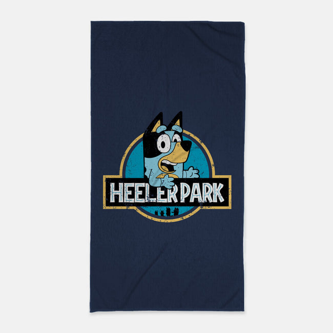 Heeler Park-None-Beach-Towel-retrodivision