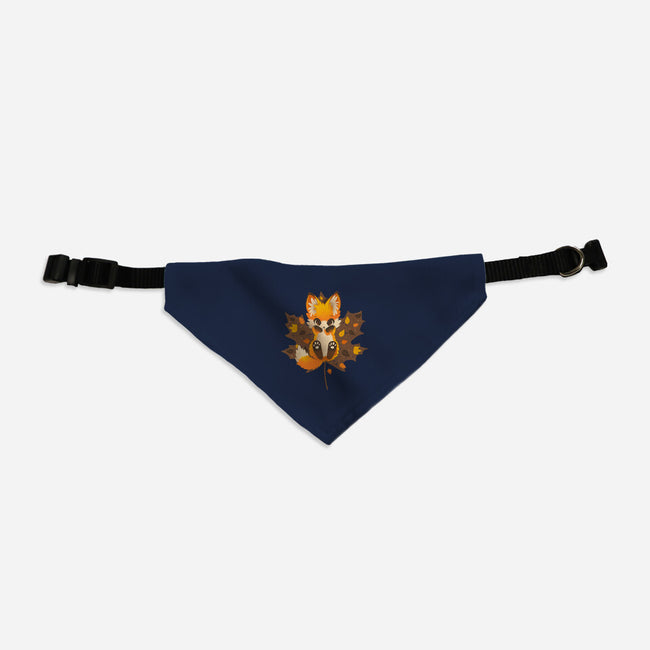 Autumn Kitsune-Dog-Adjustable-Pet Collar-retrodivision