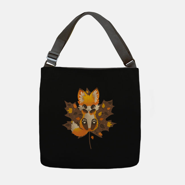 Autumn Kitsune-None-Adjustable Tote-Bag-retrodivision