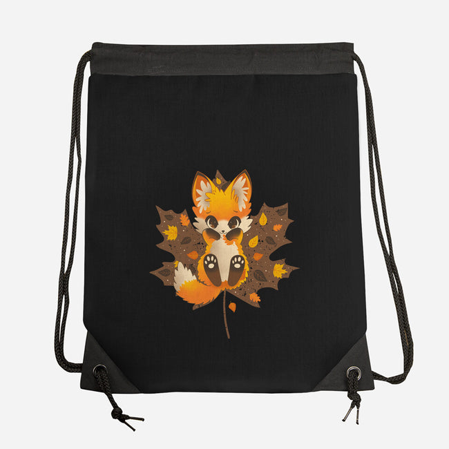 Autumn Kitsune-None-Drawstring-Bag-retrodivision