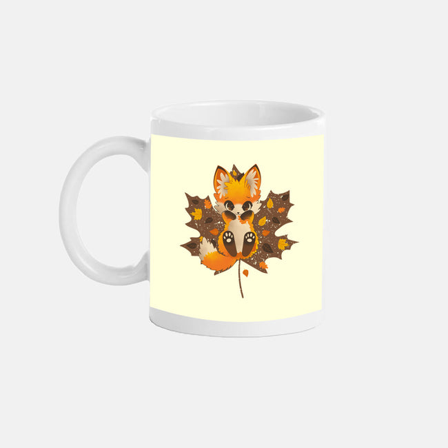 Autumn Kitsune-None-Mug-Drinkware-retrodivision