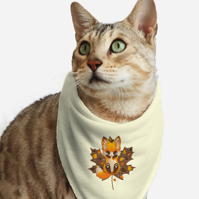 Autumn Kitsune-Cat-Bandana-Pet Collar-retrodivision