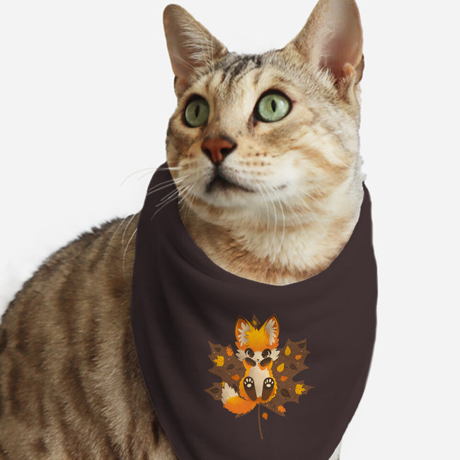 Autumn Kitsune-Cat-Bandana-Pet Collar-retrodivision