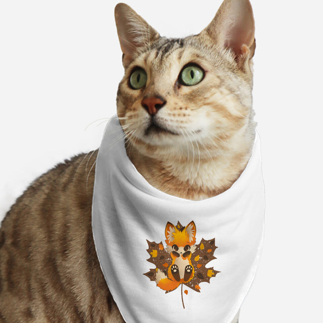 Autumn Kitsune-Cat-Bandana-Pet Collar-retrodivision