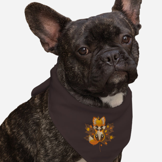 Autumn Kitsune-Dog-Bandana-Pet Collar-retrodivision