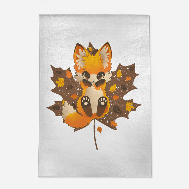 Autumn Kitsune-None-Indoor-Rug-retrodivision