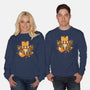 Autumn Kitsune-Unisex-Crew Neck-Sweatshirt-retrodivision