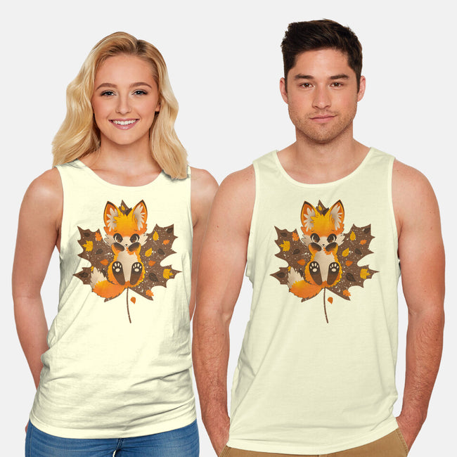 Autumn Kitsune-Unisex-Basic-Tank-retrodivision