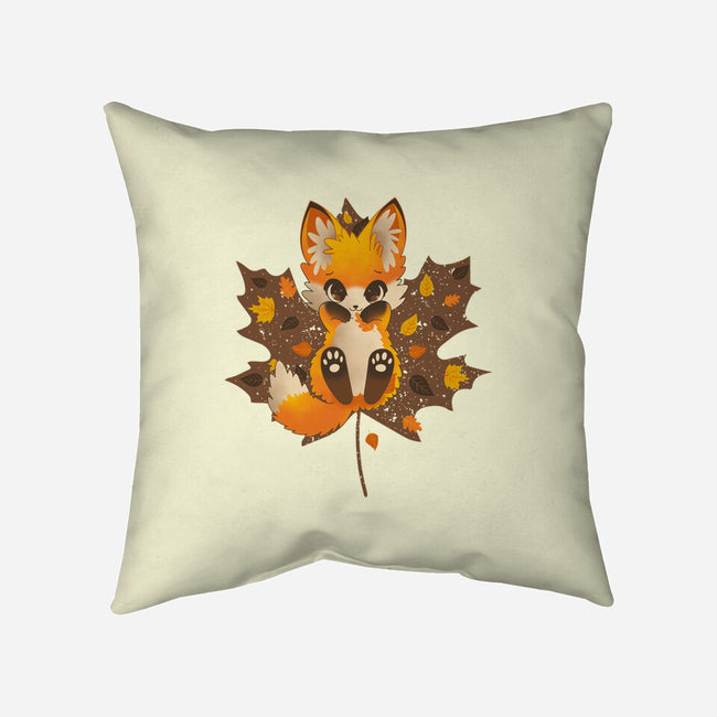 Autumn Kitsune-None-Removable Cover w Insert-Throw Pillow-retrodivision