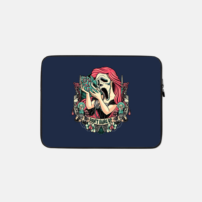Don’t Hang Up-None-Zippered-Laptop Sleeve-momma_gorilla