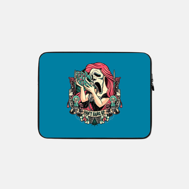 Don’t Hang Up-None-Zippered-Laptop Sleeve-momma_gorilla