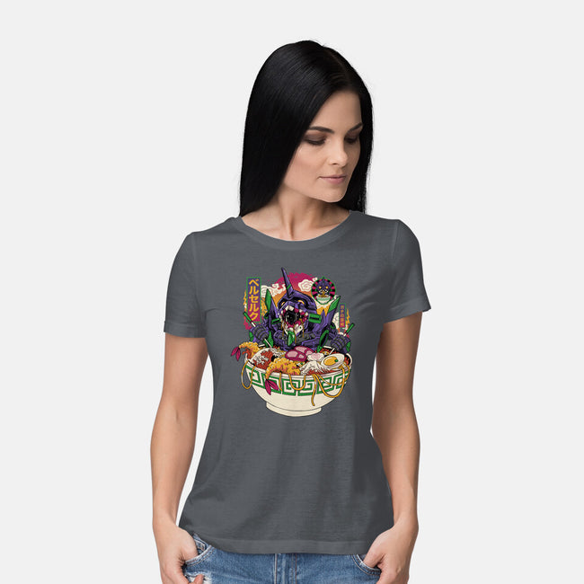 Ramen Eva-Womens-Basic-Tee-gaci