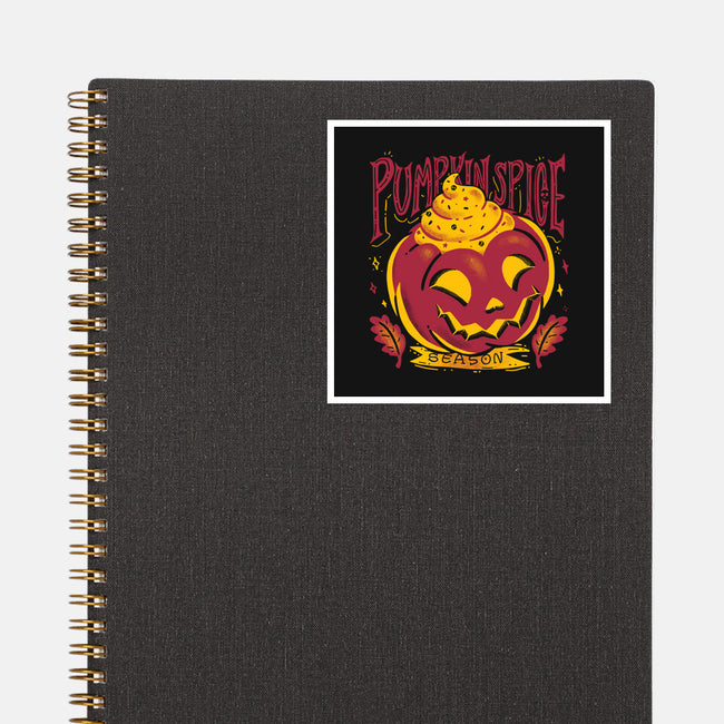 Pumpkin Flavor-None-Glossy-Sticker-estudiofitas