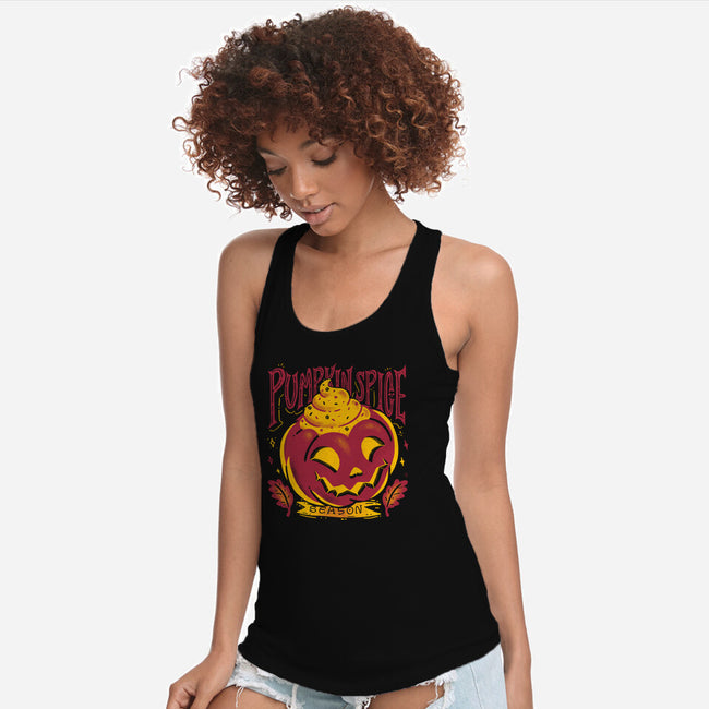 Pumpkin Flavor-Womens-Racerback-Tank-estudiofitas