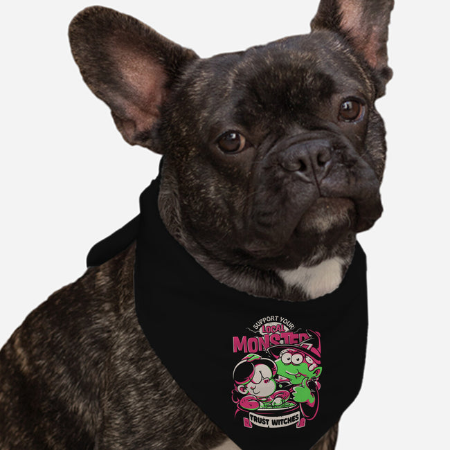 Support Your Local Witch-Dog-Bandana-Pet Collar-estudiofitas