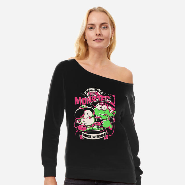 Support Your Local Witch-Womens-Off Shoulder-Sweatshirt-estudiofitas