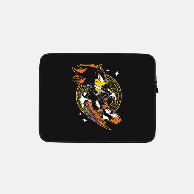 Black Heart-None-Zippered-Laptop Sleeve-GoblinTengu