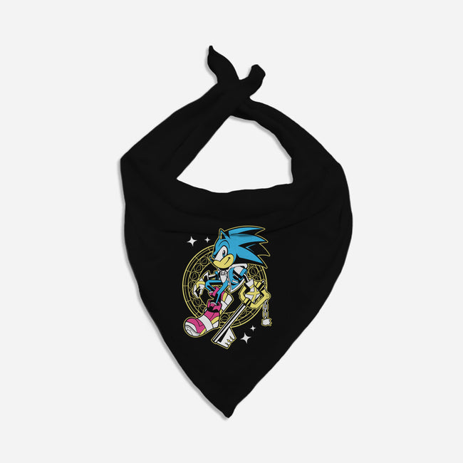 Blue Heart-Cat-Bandana-Pet Collar-GoblinTengu