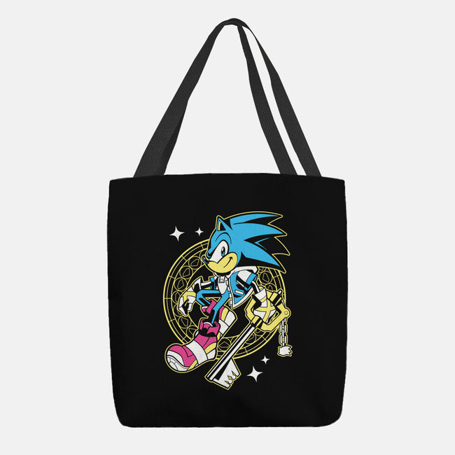 Blue Heart-None-Basic Tote-Bag-GoblinTengu