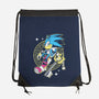 Blue Heart-None-Drawstring-Bag-GoblinTengu