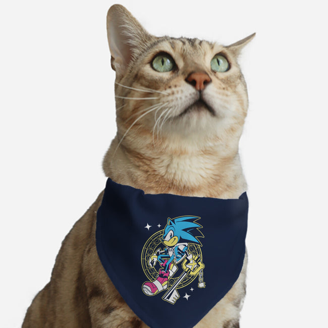 Blue Heart-Cat-Adjustable-Pet Collar-GoblinTengu