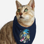 Blue Heart-Cat-Bandana-Pet Collar-GoblinTengu
