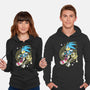 Blue Heart-Unisex-Pullover-Sweatshirt-GoblinTengu