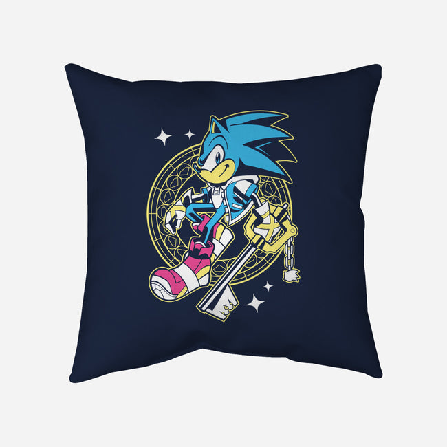 Blue Heart-None-Removable Cover w Insert-Throw Pillow-GoblinTengu