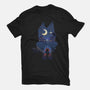 Bluey Night-Womens-Fitted-Tee-dandingeroz